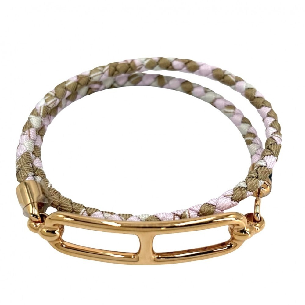 HERMES Brown Charm Bracelet